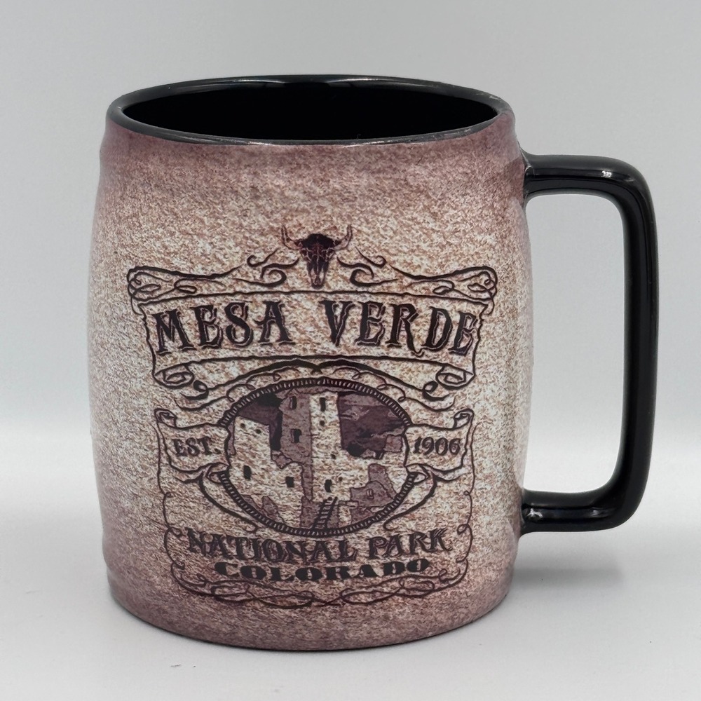 Mesa‎ Verde National Park Colorado Souvenir Coffee Mug Rustic Cliff Dwellings